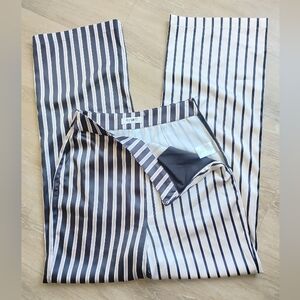 4th Recess Women's Black, White And Tan Striped Dress Pants Sz Small